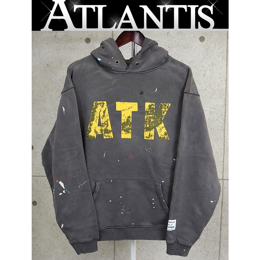 Gallery Dept 銀座店 ギャラリーデプト ATKロゴ ペイント加工 パーカー