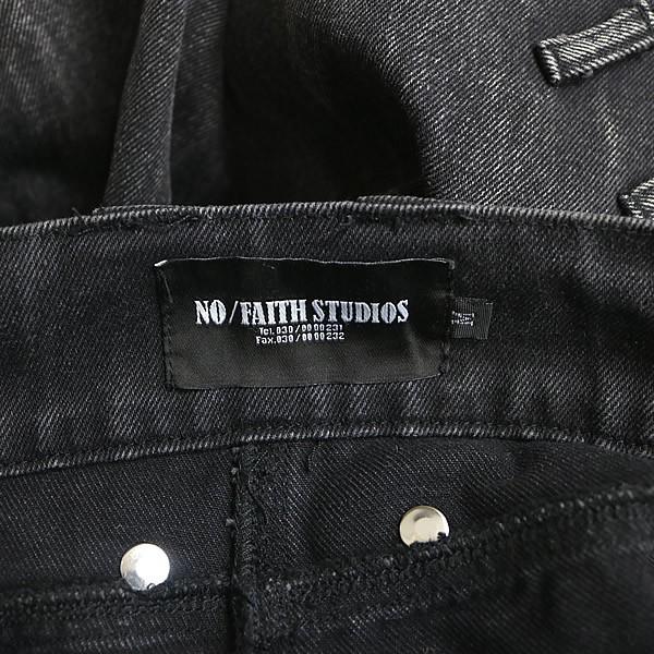 NO/FAITH STUDIOS ノーフェイススタジオ　スラックス　黒 NO/FAITH STUDIOS 銀座店 ノーフェイス ストゥディオス カーゴパンツ