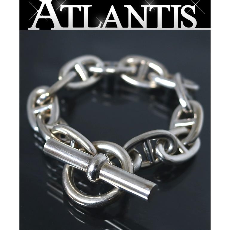 HERMES 銀座店 エルメス シェーヌダンクル TGM ブレスレット 12コマ シルバー SV925 101792 | 