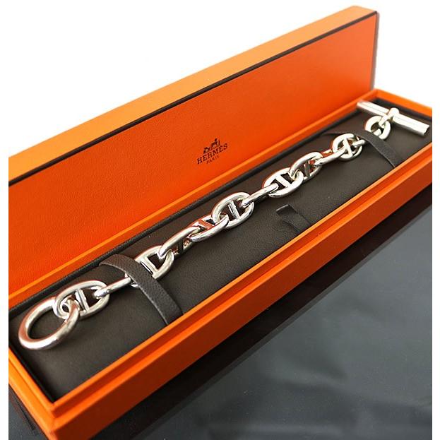 HERMES 銀座店 エルメス シェーヌダンクル TGM ブレスレット 12コマ シルバー SV925 101792 |  | 04