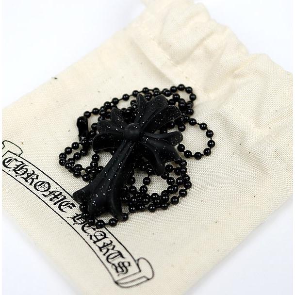 クロムハーツ　スモールCHクロス　シリコン　ラバー　ラメ　グリッター　ブラック CHROME HEARTS 銀座店 クロムハーツ 新品 シリコンラバー スモールCH