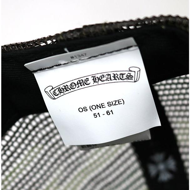 CHROME HEARTS 銀座店 クロムハーツ 新品 トラッカーキャップ 【CH】 帽子 メンズ SV925 カモ柄 カーキ系 101927の画像