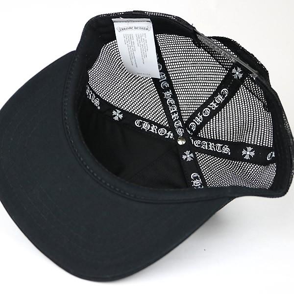 CHROME HEARTS 銀座店 クロムハーツ 新品 セメタリークロスパッチ トラッカーキャップ メンズ SV925 黒/カモ柄 101931の画像