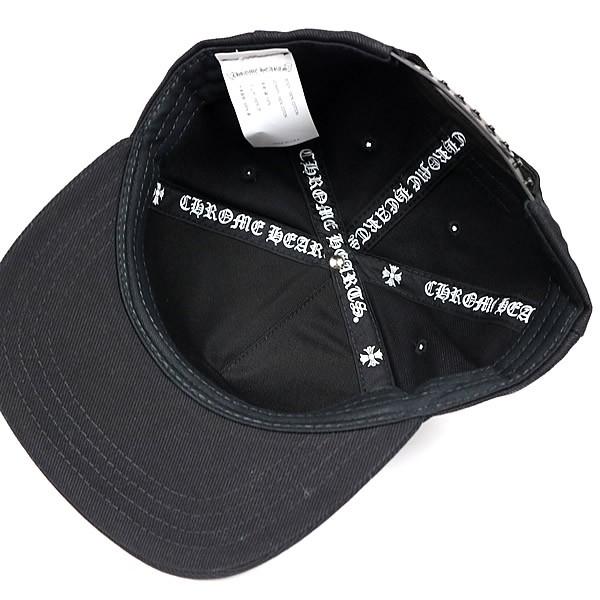 CHROME HEARTS 銀座店 クロムハーツ 新品 オールドイングリッシュ刺繍 トラッカーキャップ 帽子 シルバー SV925 メンズ 黒 102199の画像