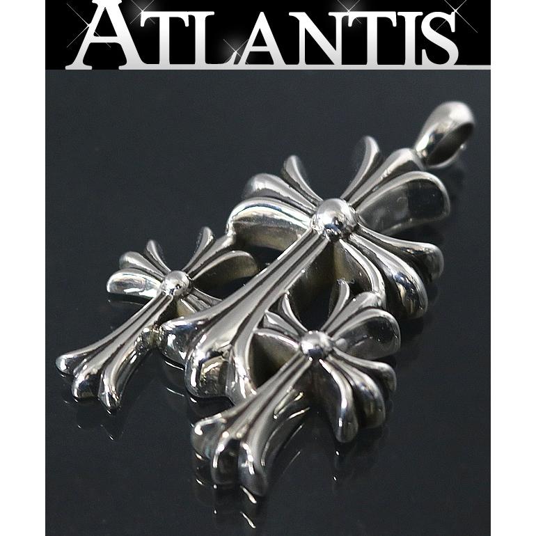 CHROME HEARTS 銀座店 クロムハーツ 未使用 トリプルクロス ペンダント