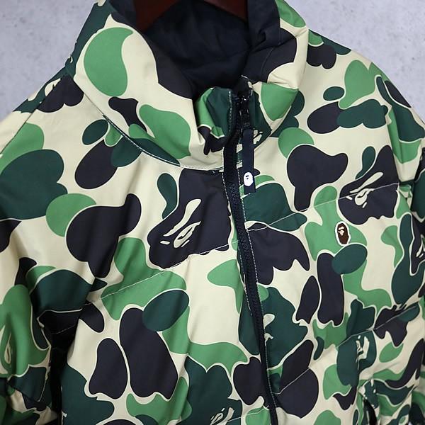 A BATHING APE 銀座店 ア ベイシング エイプ ABC CAMO REVERSIBLE DOWN