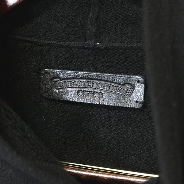 CHROME HEARTS 銀座店 クロムハーツ 新品 フローラルクロス カシミヤ パーカー メンズ SV925 size:L 黒 102360 CHROME HEARTS 銀座店 クロムハーツ 新品 フローラルクロス カシミヤ