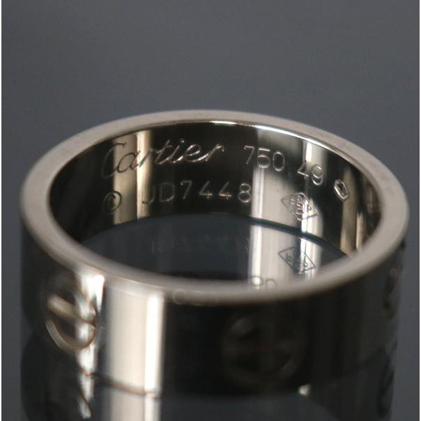 Cartier 銀座店 カルティエ ラブリング リング 指輪 18WG 750 size:49 