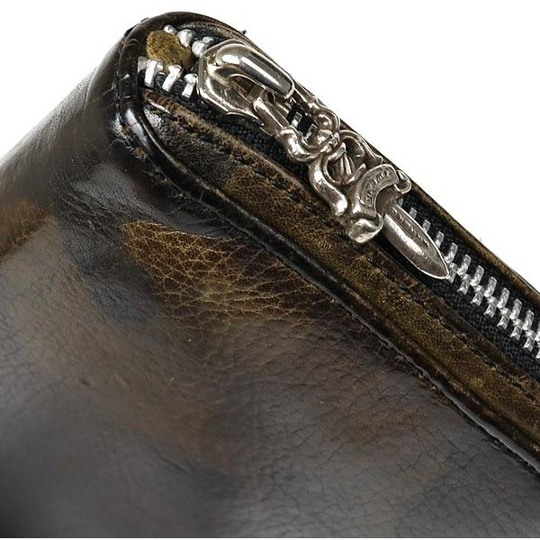 CHROME HEARTS 銀座店 クロムハーツ REC F ZIP ＃2 ラウンドファスナー ウォレット 長財布 レザー SV925 タンク ...