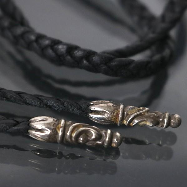 CHROME HEARTS 銀座店 クロムハーツ レザーブレイド ネックレス メンズ