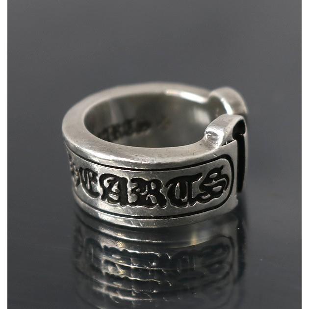 CHROME HEARTS 銀座店 クロムハーツ ラージ スクロールラベル リング 指輪 メンズ SV925 約11号 102551 CHROME HEARTS 銀座店 クロムハーツ ラージ スクロールラベル リング