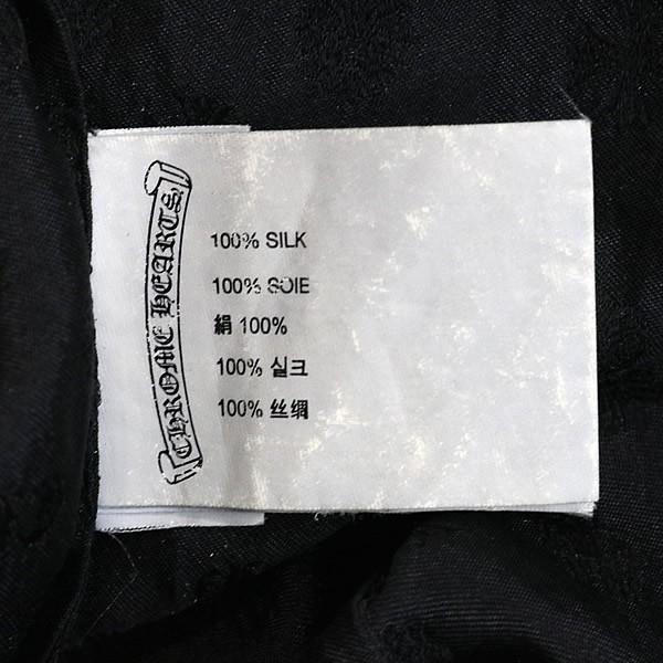 CHROME HEARTS 銀座店 クロムハーツ 総柄 シルク パンツ メンズ size:S