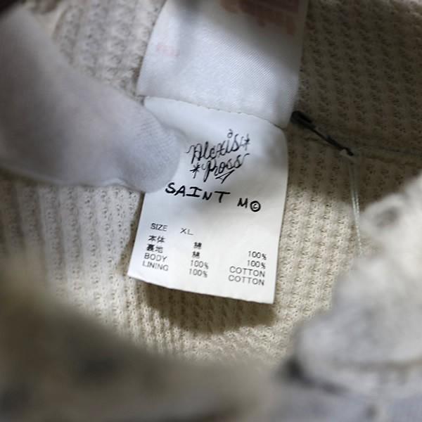 SAINT MICHAEL 銀座店 新品 セント マイケル×Alexis Ross DRAWING HOODIE メンズ size:XL グレー 102609の画像