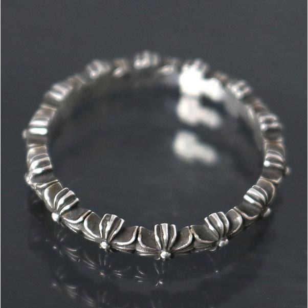 美品 クロムハーツ タイニーE CHプラス バンドリング SV925 US 8 CHROME HEARTS 銀座店 クロムハーツ タイニーECHプラス バンド リング