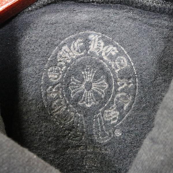 CHROME HEARTS 銀座店 クロムハーツ 新品 オールドイングリッシュロゴ パーカー フーディ メンズ size:L 黒/オリーブ 103009の画像