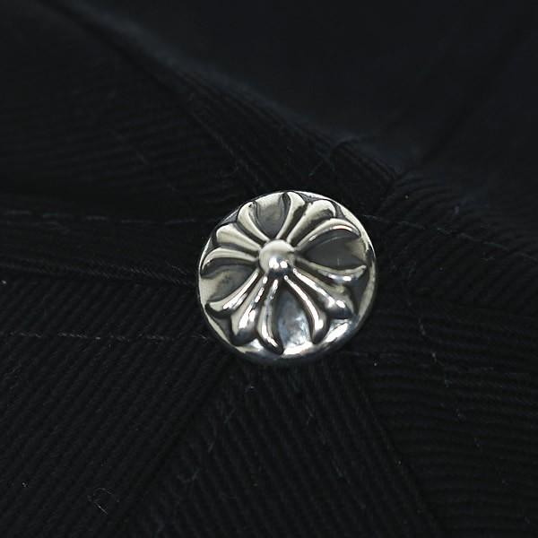 CHROME HEARTS 銀座店 クロムハーツ 新品 CHプラス ホースシュー刺繍 トラッカーキャップ メンズ SV925 黒 103172の画像