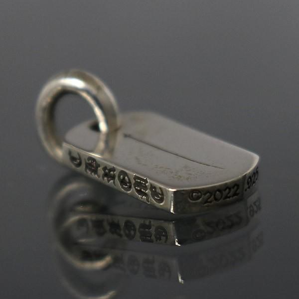 クロムハーツ RS ペンダント タイニードッグタグ 新品磨き チェーン付き⭕️ CHROME HEARTS 銀座店 クロムハーツ RSクロス タイニー ドッグタグ