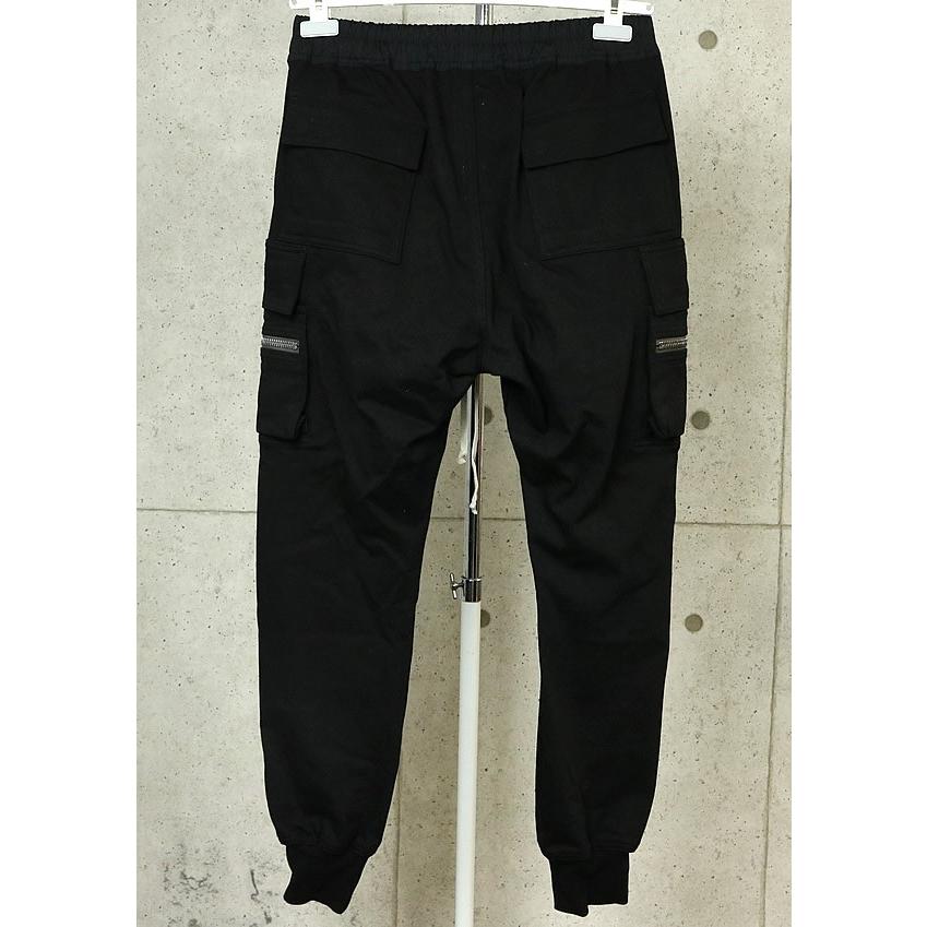 RICK OWENS 銀座店 リックオウエンス 新品 マストドン カーゴパンツ メンズ size:52 黒 103334の画像
