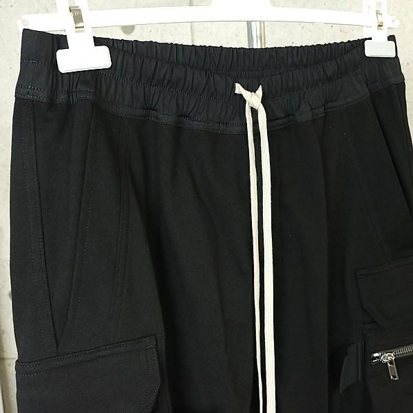 RICK OWENS 銀座店 リックオウエンス 新品 マストドン カーゴパンツ メンズ size:52 黒 103334の画像