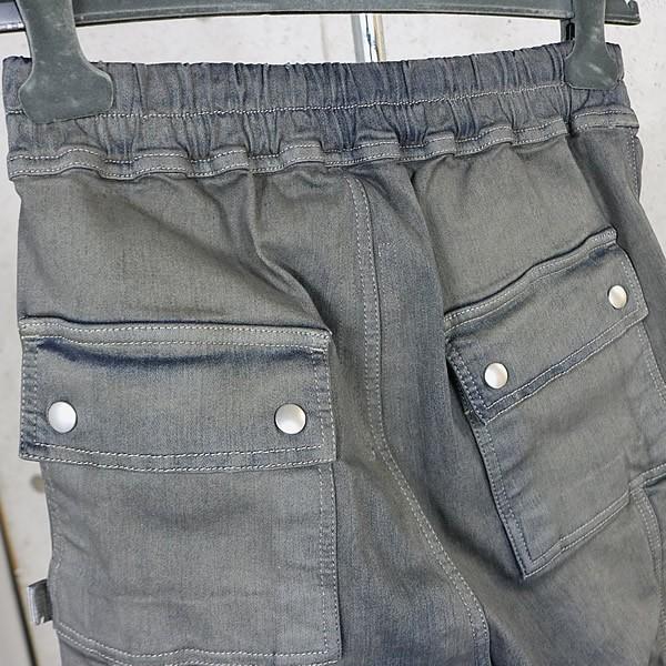 RICK OWENS 銀座店 リックオウエンス 新品 25FW BAUHAUS CARGO  パンツ メンズ size:48 黒/カーキ系 103359の画像