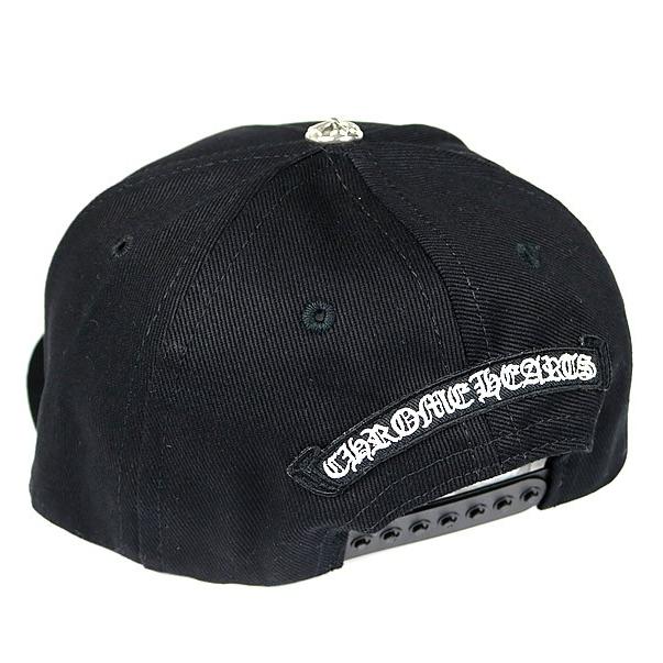 CHROME HEARTS 銀座店 クロムハーツ 新品 ヴァインダガー キャップ 帽子 メンズ シルバー SV925 黒 103422の画像