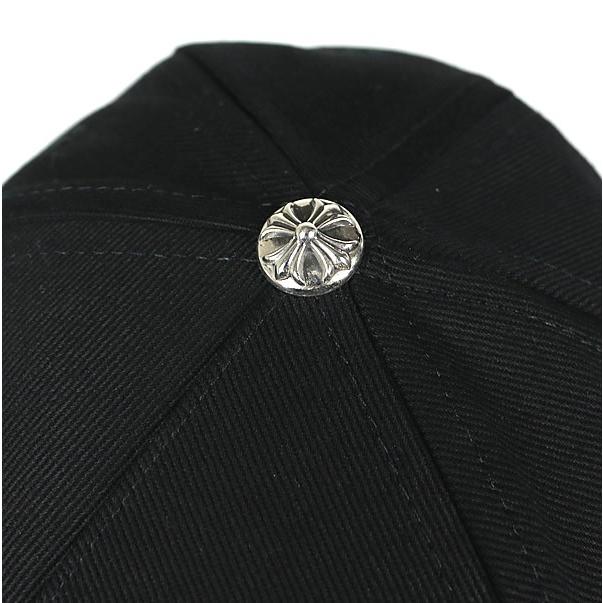 CHROME HEARTS 銀座店 クロムハーツ 新品 ヴァインダガー キャップ 帽子 メンズ シルバー SV925 黒 103422の画像