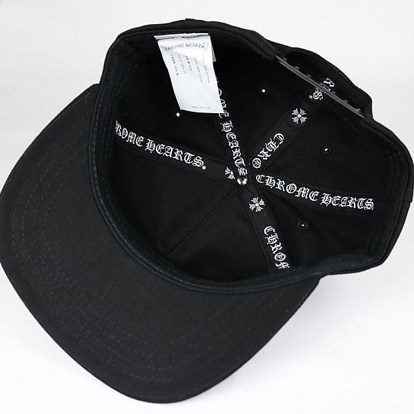 CHROME HEARTS 銀座店 クロムハーツ 新品 ヴァインダガー キャップ 帽子 メンズ シルバー SV925 黒 103422の画像