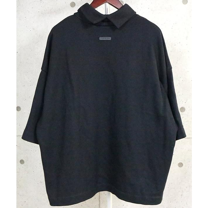 FEAR OF GOD 銀座店 フィア オブ ゴッド タートルネック 半袖 ニット メンズ size:M 黒 103482 FEAR OF GOD 銀座店 フィア オブ ゴッド タートルネック 半袖 ニット