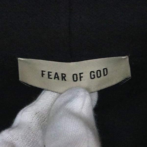 FEAR OF GOD 銀座店 フィア オブ ゴッド タートルネック 半袖 ニット メンズ size:M 黒 103482 FEAR OF GOD 銀座店 フィア オブ ゴッド タートルネック 半袖 ニット