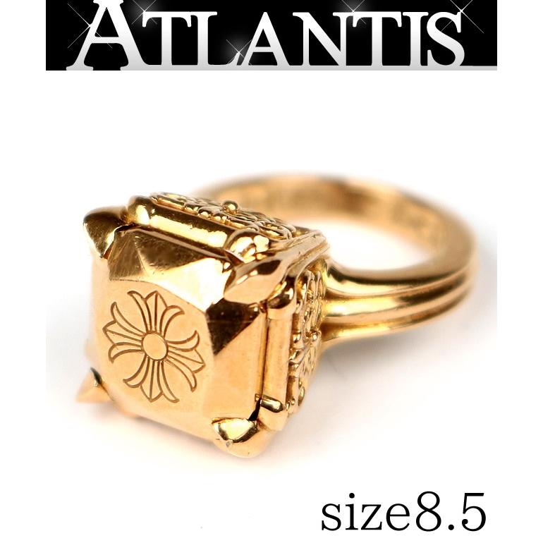 CHROME HEARTS 銀座店 クロムハーツ 22K カクテル CHプラス リング