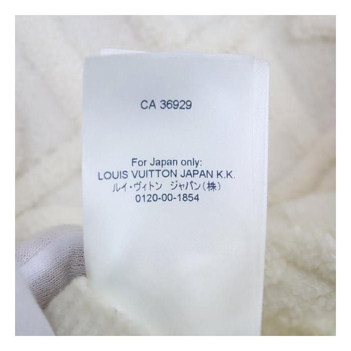 【広尾店】 ルイヴィトン LOUIS VUITTON エンボス ニット モノグラム 白 SizeXS 【13251】 13251