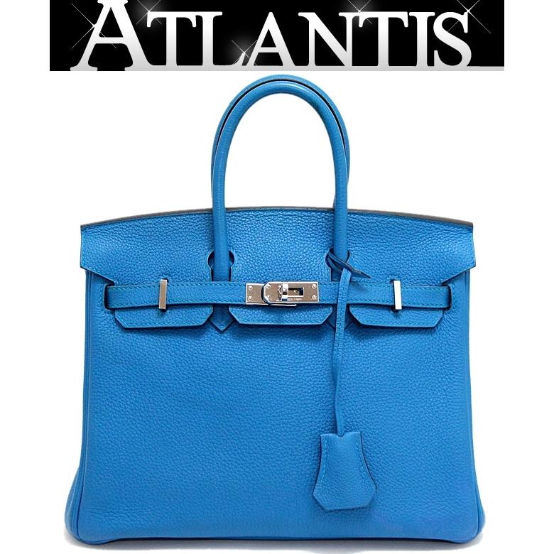 広尾店】エルメス HERMES バーキン25 トゴ ブルーザンジバル A刻印 SV