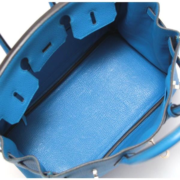 広尾店】エルメス HERMES バーキン25 トゴ ブルーザンジバル A刻印 SV