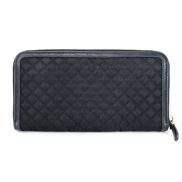 広尾店】プラダ PRADA ラウンドファスナー 長財布 ブラック