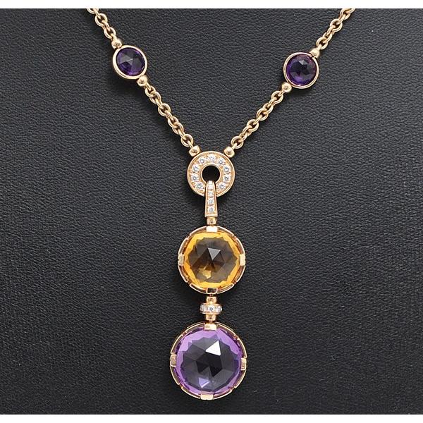 広尾店】ブルガリ BVLGARI パレンテシ カクテル ドロップネックレス