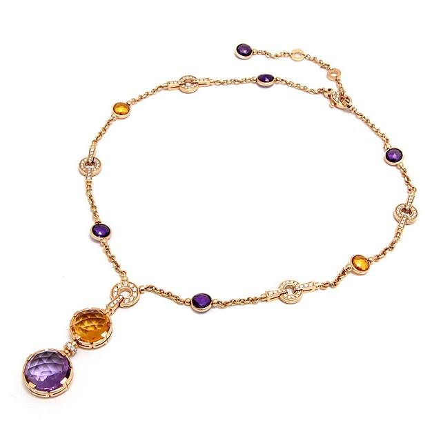 広尾店】ブルガリ BVLGARI パレンテシ カクテル ドロップネックレス