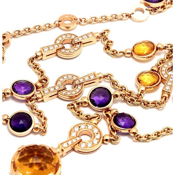 広尾店】ブルガリ BVLGARI パレンテシ カクテル ドロップネックレス