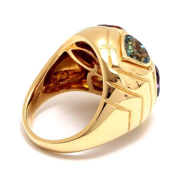 ブルガリ　アレグラリングです^_^ 広尾店】ブルガリ BVLGARI アレグラリング マルチストーン ダイヤ
