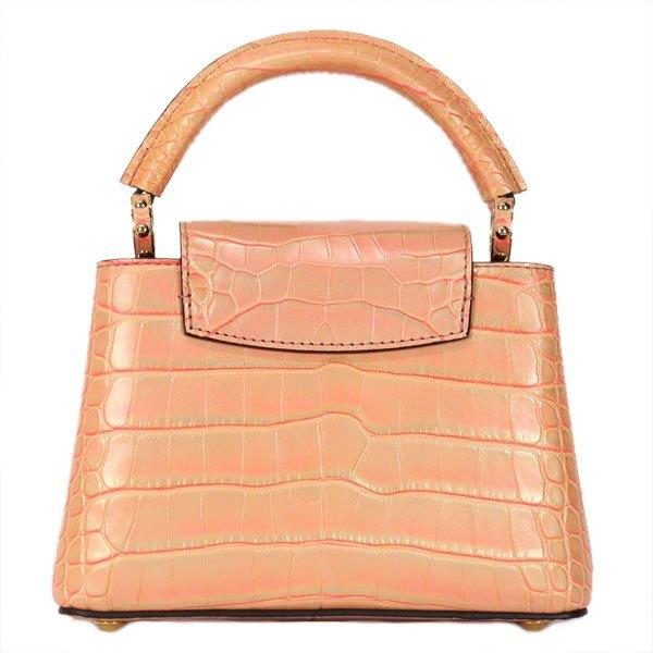 【広尾店】未使用 ルイヴィトン LOUIS VUITTON カプシーヌMINI 2WAYバッグ N82310 クロコアリゲーター 【14199】 広尾店】未使用 ルイヴィトン LOUIS VUITTON カプシーヌMINI 2WAY
