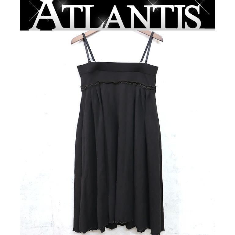 広尾店】 美品 フォクシー FOXEY キャミソールワンピース ダーク  