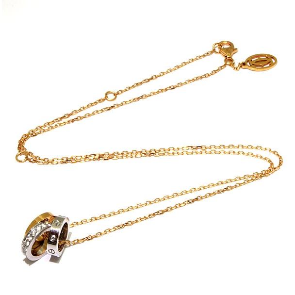 広尾店】 美品 カルティエ Cartier ラブ スリーフープ ネックレス