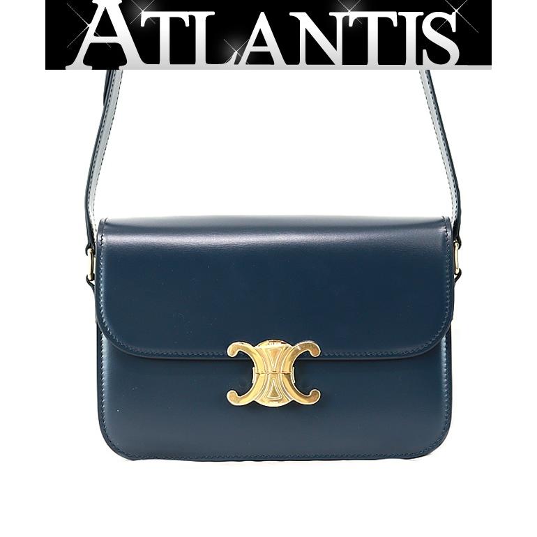 広尾店】 美品 セリーヌ CELINE クラシック トリオンフ バッグ 広尾店】 美品 セリーヌ CELINE クラシック トリオンフ バッグ