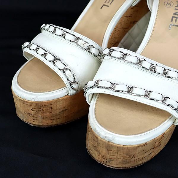 広尾店】 シャネル CHANEL マトラッセ ウエッジソールサンダル G34712  