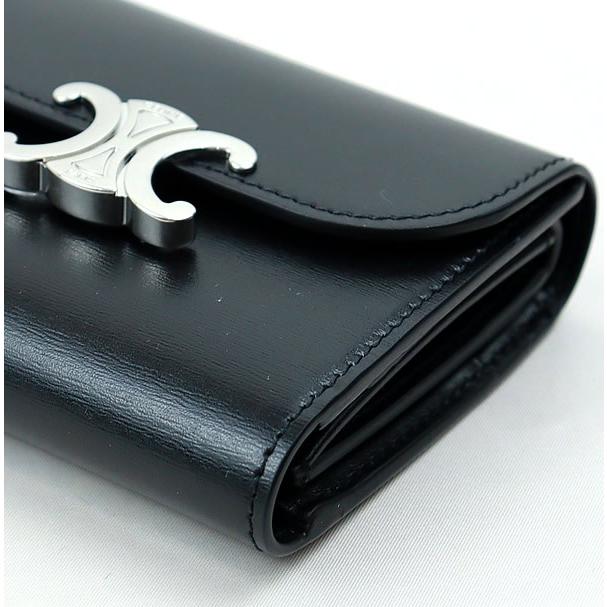 広尾店】 未使用 セリーヌ CELINE トリオンフ 三つ折りコンパクト