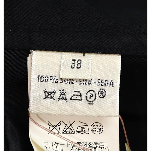 広尾店】未使用 エルメス HERMES ロングコート バルーンスリーブ 黒  