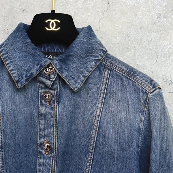 【広尾店】未使用 シャネル CHANEL 新作24SS ウォッシュデニムジャケット size36 【14698】 |  | 02
