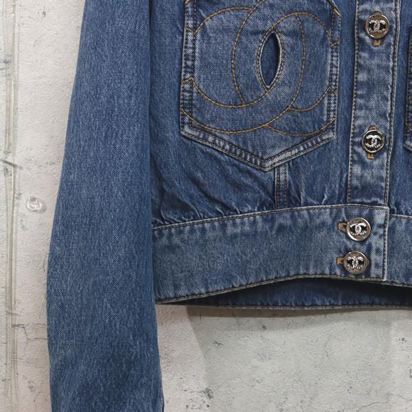 【広尾店】未使用 シャネル CHANEL 新作24SS ウォッシュデニムジャケット size36 【14698】 |  | 03