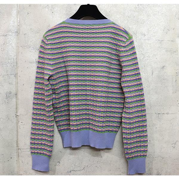 広尾店】未使用 シャネル CHANEL 24AW ココマーク ボーダー カシミア