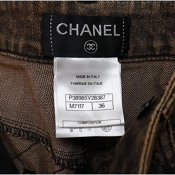 広尾店】極美品 シャネル CHANEL ターンロックココ キルティングデニム
