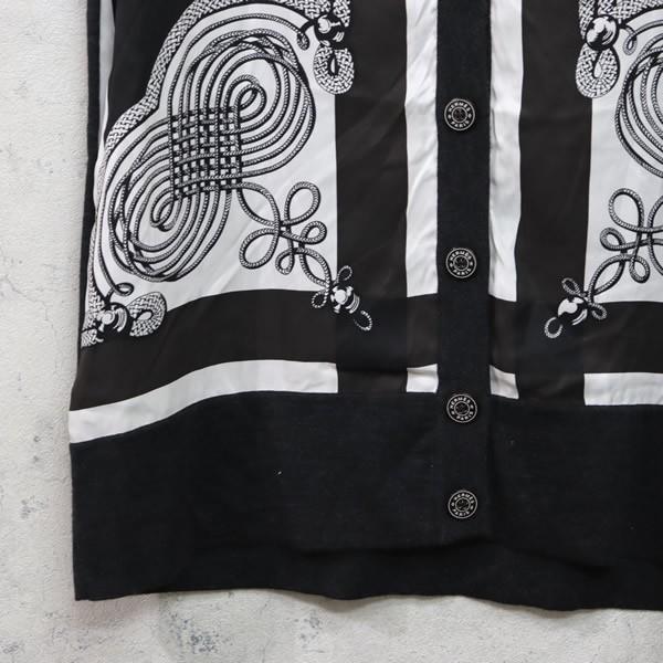 広尾店】 美品 エルメス HERMES カシミア×シルク ノースリーブ